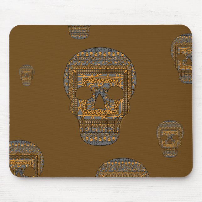 Halloween Skull Mousepad (Front)