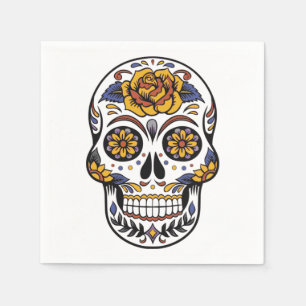 Halloween Skull Paper Napkin