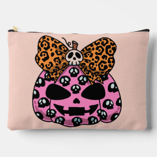 Halloween,Skull Pattern ,Face Pumpkin, Modern  Accessory Pouch