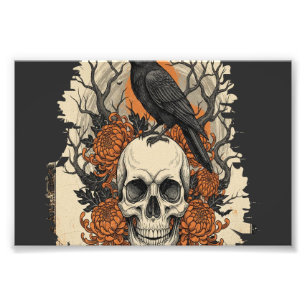 Halloween Skull Photo Print