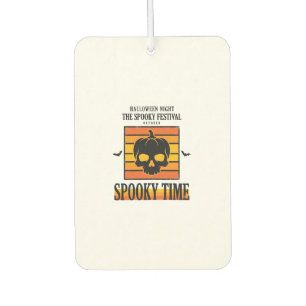 Halloween Skull Scary Funny Vintage Quote_1 Car Air Freshener