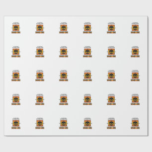 Halloween Skull Scary Funny Vintage Quote_1 Wrapping Paper