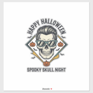 Halloween Skull Shirt Vintage Engraving Graphic_1