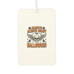 Halloween Skull Shirt Vintage Engraving Spooky Quo Car Air Freshener