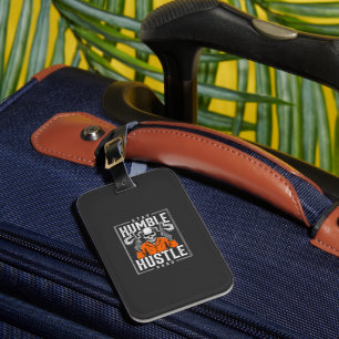 Halloween Skull Stay Humble Hustle Hard Luggage Tag