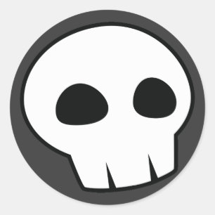 Halloween Skull Sticker