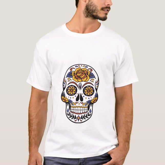 Halloween Skull T-Shirt (Front)