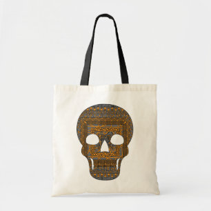 Halloween Skull Tote Bag