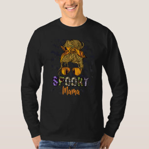 Halloween Skull Witchy Mama Witch Mum Spooky Spook T-Shirt
