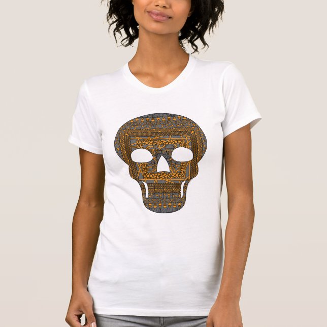 Halloween Skull Women's Light Shirt (Front)