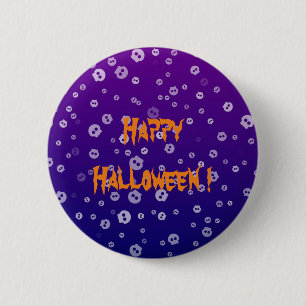 Halloween Skulls 6 Cm Round Badge