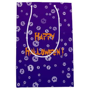 Halloween Skulls Medium Gift Bag