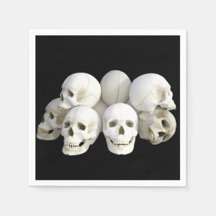 Halloween Skulls Paper Napkin
