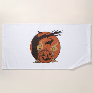 halloween sleep beach towel