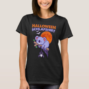 Halloween Sleep  Koala Bear In German T-Shirt