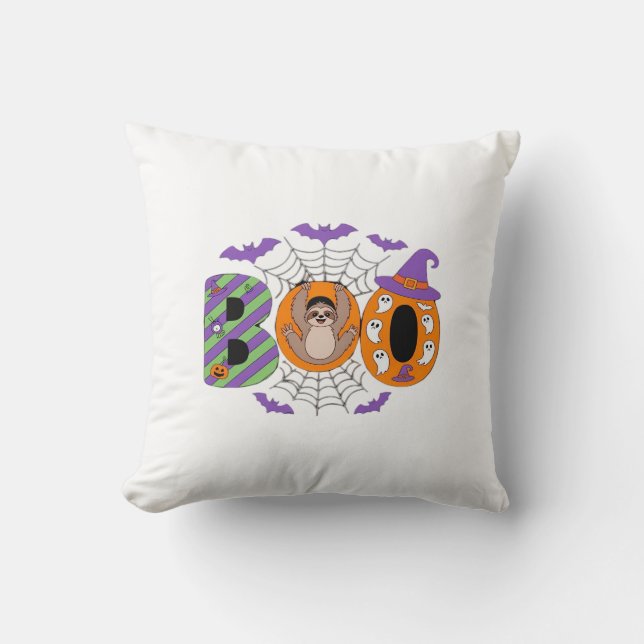 Halloween Sloth Cute Essential T-Shirt Cushion (Front)