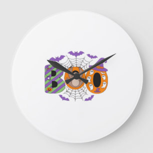 Halloween Sloth Cute Essential T-Shirt Large Clock