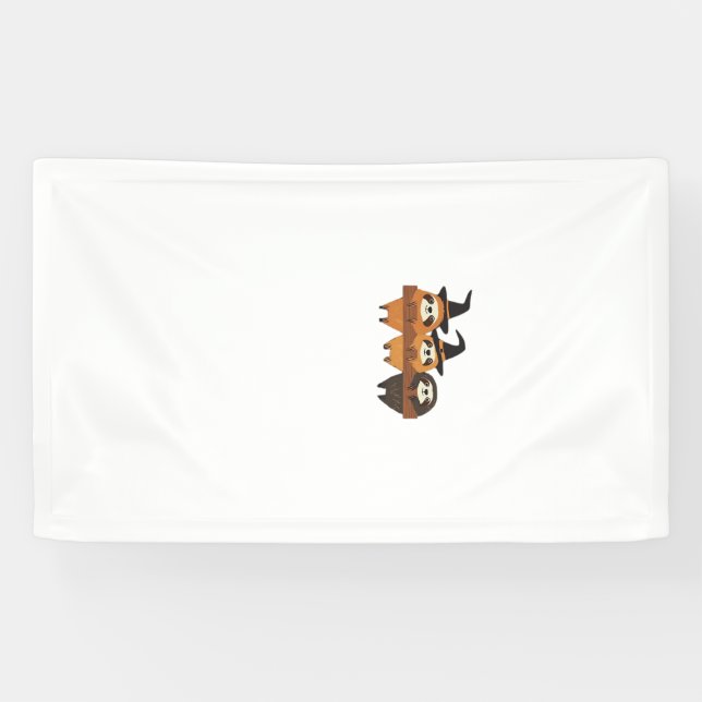 Halloween Sloth Essential T-Shirt Banner (Horizontal)