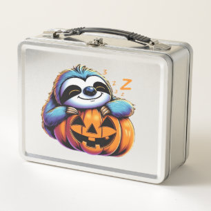 Halloween Sloth Lover Costume Essential T-Shirt Metal Lunch Box