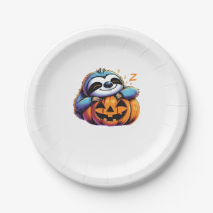 Halloween Sloth Lover Costume Essential T-Shirt Paper Plate