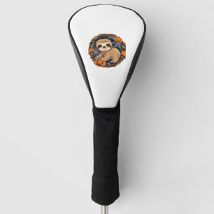 Halloween, Sloth, October 31st, Thanksgiving Class Golf Head Cover