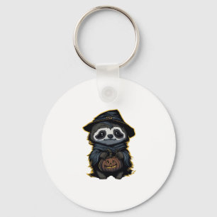 Halloween sloth Oversized T-Shirt Key Ring