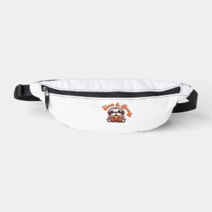 Halloween Sloth Slow and Spooky Cute Sloth Pumpkin Bum Bags