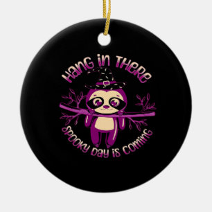 Halloween Sloth (ver.1) Classic T-Shirt Ceramic Tree Decoration