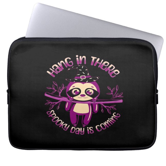 Halloween Sloth (ver.1) Classic T-Shirt Laptop Sleeve (Front)