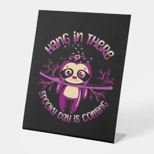 Halloween Sloth (ver.1) Classic T-Shirt Pedestal Sign