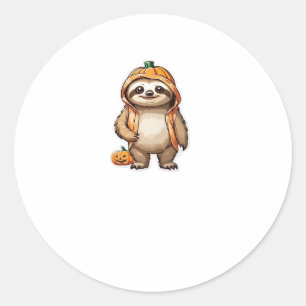Halloween Slothster Essential T-Shirt Classic Round Sticker