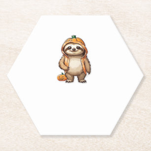 Halloween Slothster Essential T-Shirt Paper Coaster