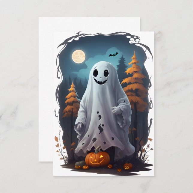 Halloween - Smiling Ghost (Front/Back)
