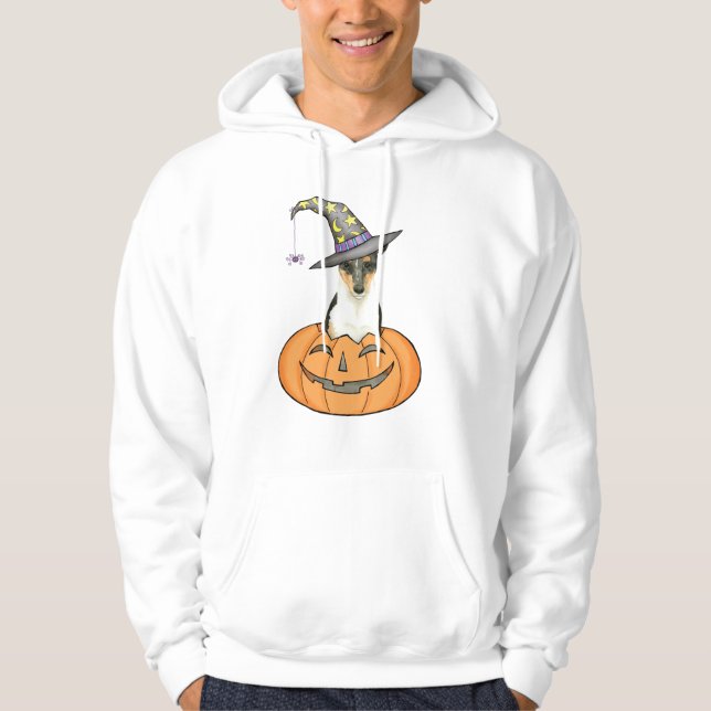 Halloween Smooth Collie Hoodie (Front)