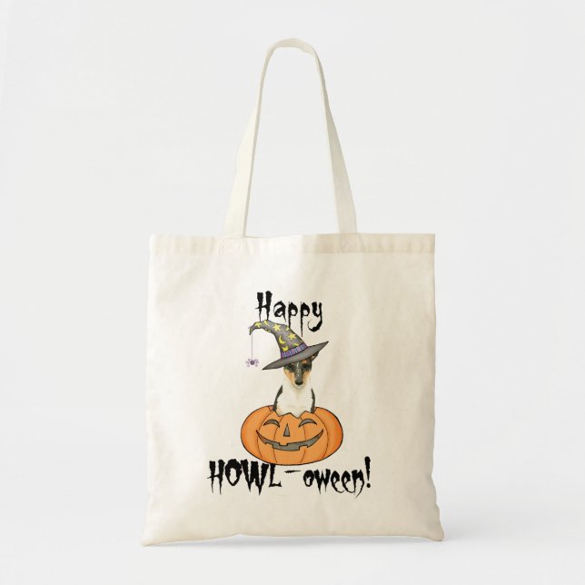 Halloween Smooth Collie Tote Bag (Front)