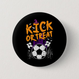 Halloween Soccer Kick Or Treat Football Costume Bo 6 Cm Round Badge