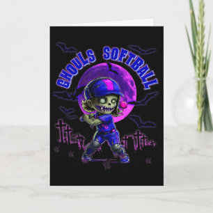 Halloween Softll For Girls Creepy Spooky Zombie Tt Card