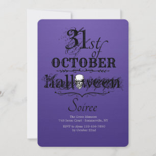 Halloween Soiree Invitation