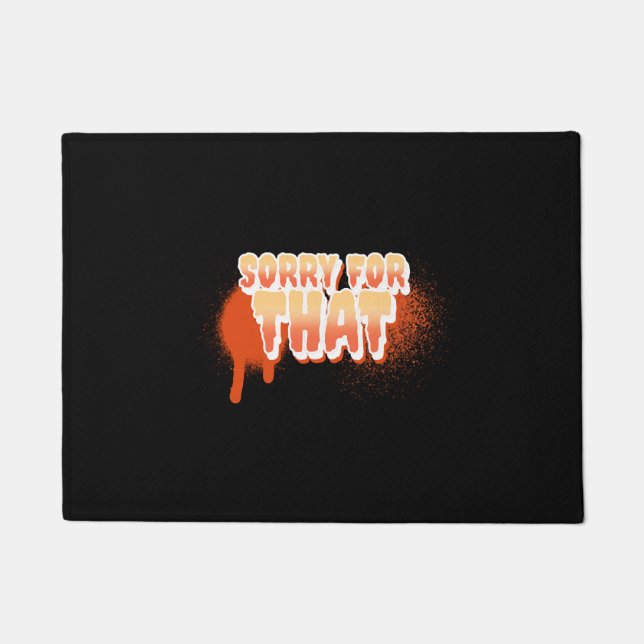 Halloween, sorry for that doormat (Front)