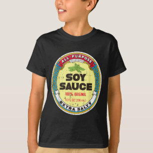 Halloween Soy Sauce Funny Group Food Costume Women T-Shirt