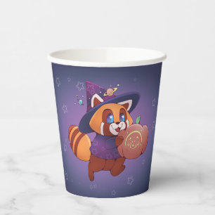 Halloween Space Panda Paper Cups