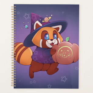 Halloween Space Panda Planner
