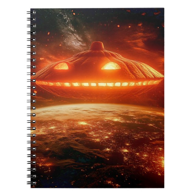 Halloween Spaceship Notebook (Front)