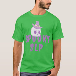 Halloween Speech Therapy Spooky SLP T-Shirt
