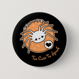 Halloween Spider 6 Cm Round Badge