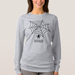Halloween Spider and Web T-Shirt