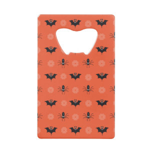 Halloween spider, bat & cobweb pattern