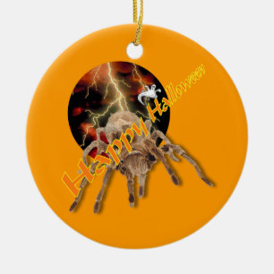 Halloween Spider Ceramic Tree Decoration