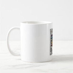 Halloween Spider Scary Retro Engraving Rainbow Web Coffee Mug