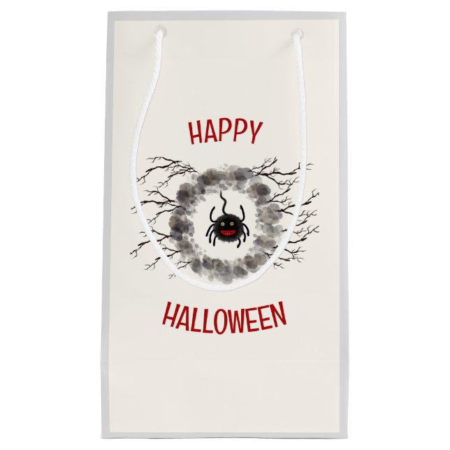Halloween spider small gift bag (Front)